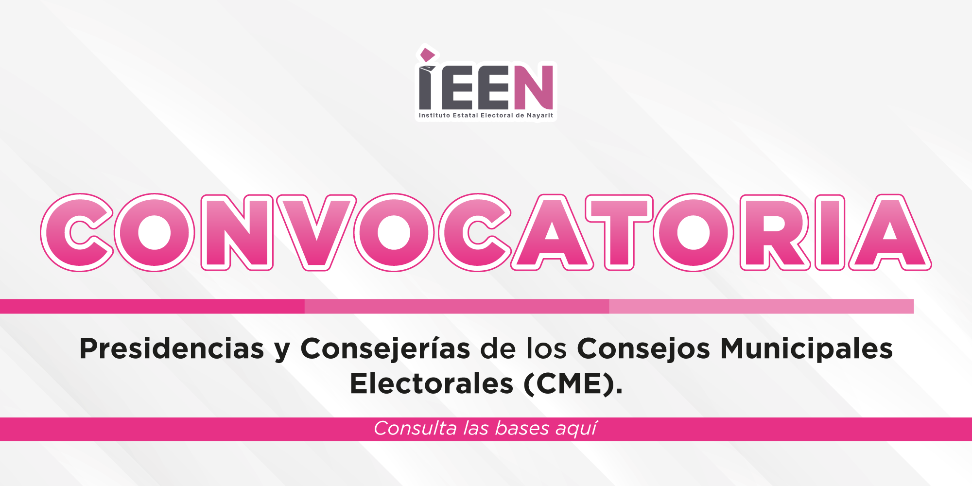 Proceso de selección y designación de Presidencias y Consejerías de los Consejos Municipales Electorales.